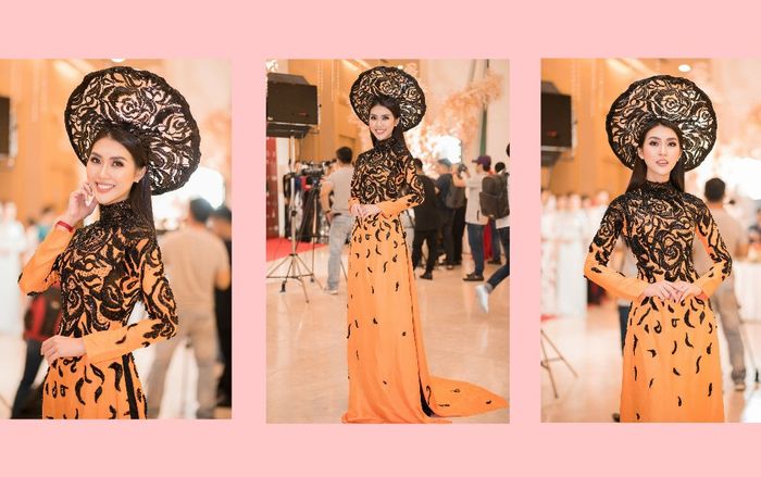 Tường Linh đội mấn 'khủng', làm vedette quyền lực trong show thời trang