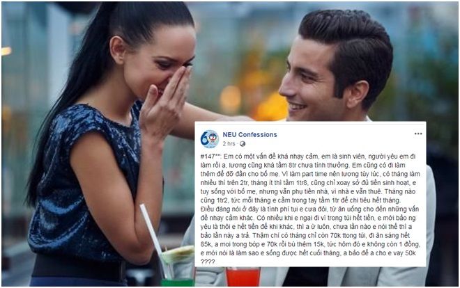 Yêu người lương tháng 8 triệu nhưng tính toàn từng đồng tình phí, nữ sinh đăng đàn hỏi cao kiến và cái kết bất ngờ