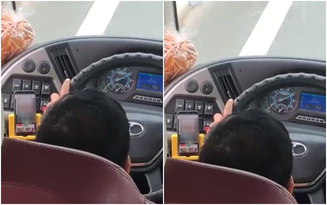 Chở 30 hành khách trên xe nhưng tài xế thản nhiên đeo tai nghe, chăm chú xem phim người lớn khiến dân mạng dậy sóng