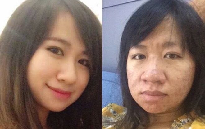 Hình ảnh khác nhau một trời một vực trước và sau khi mang bầu của bà mẹ trẻ khiến các ông chồng phải ngẫm nghĩ