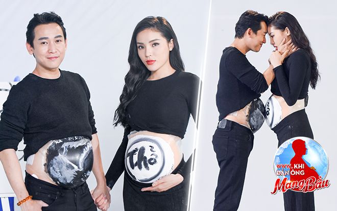 Đẳng cấp như Hứa Vĩ Văn - Kỳ Duyên: Dùng đến cả 'triết lý âm dương' chỉ để vẽ bụng bầu