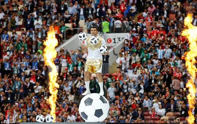 Lễ khai mạc World Cup hoành tráng của nước chủ nhà Nga