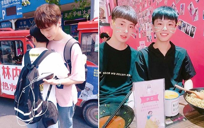 Lại phát hiện thêm một cặp đôi đồng tính nam siêu dễ thương ở Trung Quốc