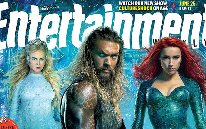 Cực hot: Siêu anh hùng Aquaman cùng mỹ nhân lung linh trong loạt ảnh mới, tiết lộ kẻ phản diện