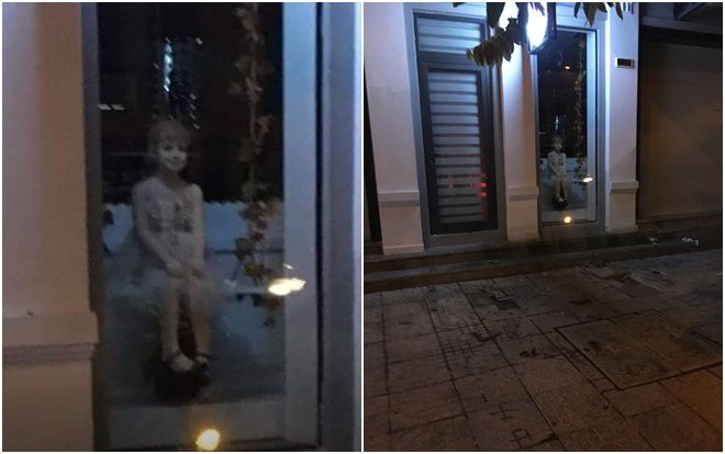 Phát hoảng vì bức ảnh con ma nơ canh ngồi nhìn ra đường kỳ quái hơn cả búp bê ma Annabelle