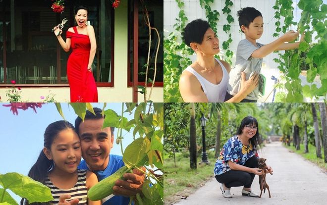 Thích thú với những khoảng không gian xanh 'mướt mắt' của nhà sao Việt