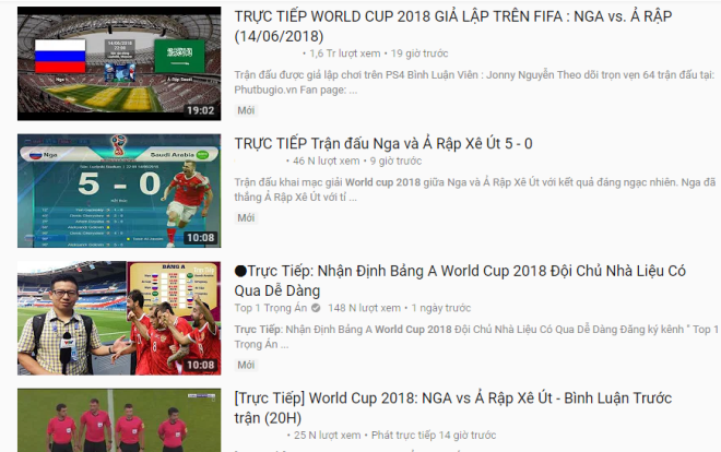 Việt Nam đối mặt nguy cơ bị cắt sóng World Cup 2018 vì nạn livestream lậu