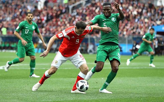 Cầu thủ Saudi Arabia bị phạt vì thua quá đậm trong ngày khai mạc World Cup 2018