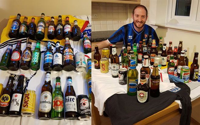 Đổ thời gian, tiền bạc sưu tập bia của 32 quốc gia dự World Cup 2018