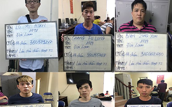 Sáu người nước ngoài đến Việt Nam chiếm đoạt gần 7 tỷ đồng