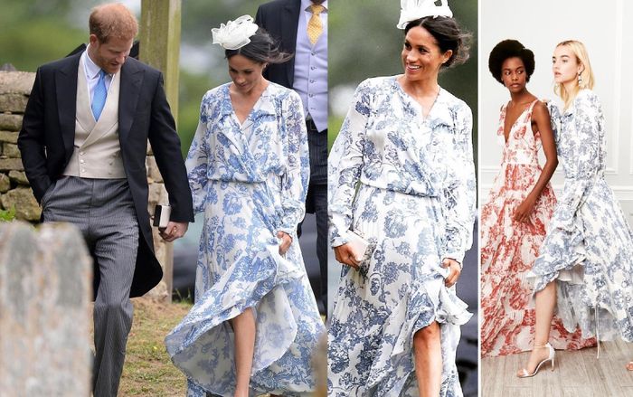 Công nương Anh Meghan Markle như bị nuốt chửng trong bộ đầm rườm rà, rối mắt