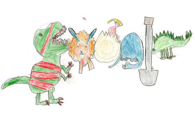 Tác phẩm siêu dễ thương của cô bé lớp một đạt giải thưởng Google Doodle năm nay