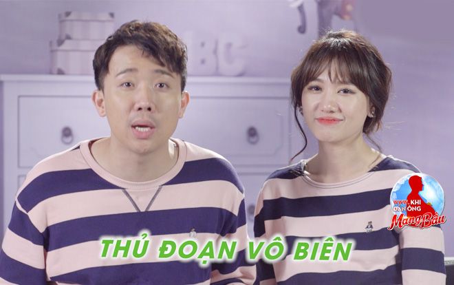 Trấn Thành 'tố' Hari Won là 'má thiên hạ' khi trong quá trình thực hiện cảnh quay