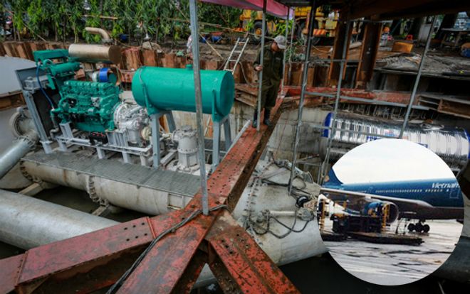 Máy bơm khủng được đề xuất chống ngập cho Tân Sơn Nhất