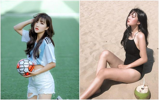 Ngắm dung nhan đẹp mê hoặc lòng người của nữ sinh Đại học Nội vụ cổ vũ nhiệt tình cho Messi mùa World Cup
