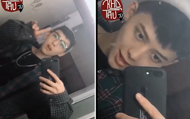 Clip trai đẹp 'đeo kính vào thì thư sinh, bỏ kính ra đích thị là sói'