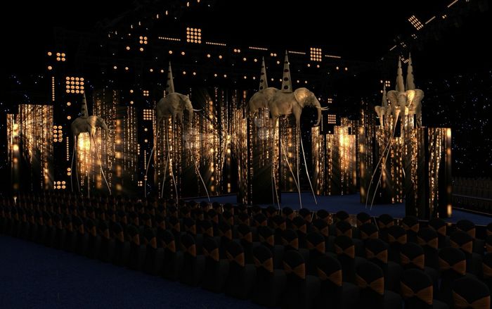 Đỗ Long chi tiền tỷ thiết kế sàn catwalk cho vedette bí mật