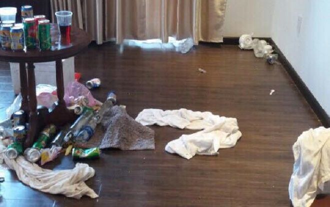 Tranh cãi dữ dội nảy sinh từ 'bãi chiến trường' của 'thượng đế' ở khách sạn