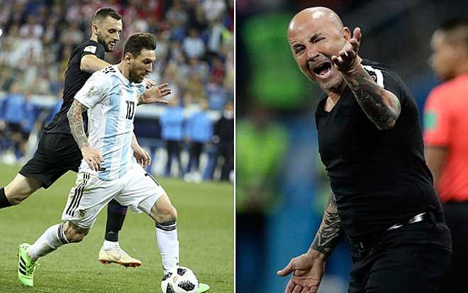 Nội bộ Argentina náo loạn, Messi cùng đồng đội muốn ‘tống cổ’ HLV Sampaoli