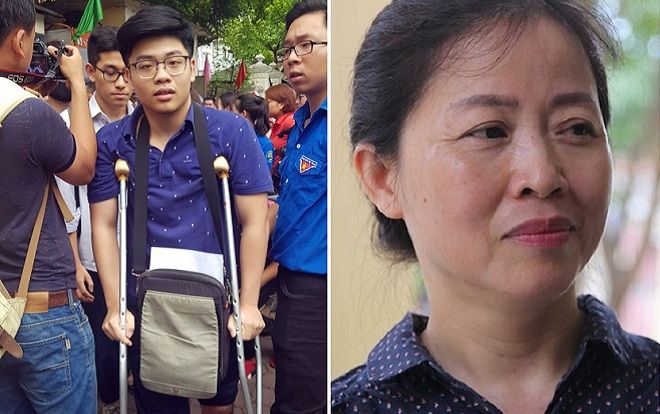 Xúc động và cảm phục trước những thí sinh 'đặc biệt' trong ngày đầu tiên kỳ thi THPT 2018