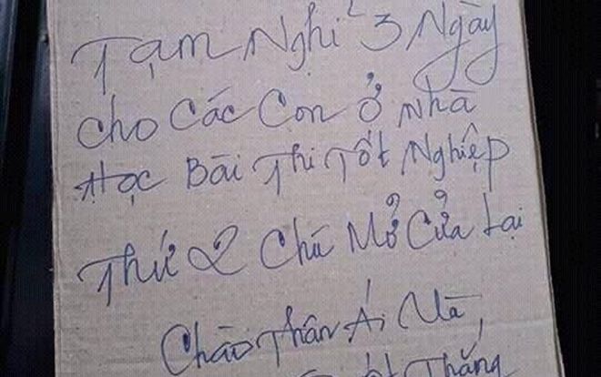 Chủ quán net 'có tâm nhất hệ mặt trời' treo biển tạm nghỉ 3 ngày để thí sinh ôn thi THPT