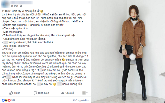 Thêm một lý do chia tay 'củ chuối' khiến dân mạng lắc đầu ngán ngẩm