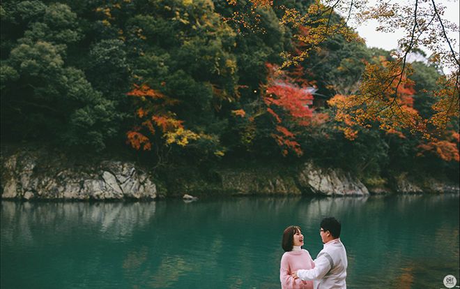 Chỉ ước một lần được chụp ảnh cưới ở Nhật, bởi vào mùa thu, nước Nhật đẹp đến thế này cơ mà!
