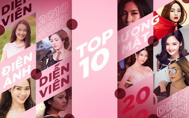 10 gương mặt nữ nổi bật của điện ảnh Việt trong mười năm qua