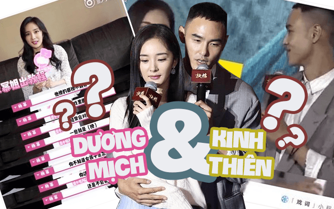 Netizen Trung nghi ngờ Nguyễn Kinh Thiên và Dương Mịch đang có mối quan hệ 'mờ ám'?