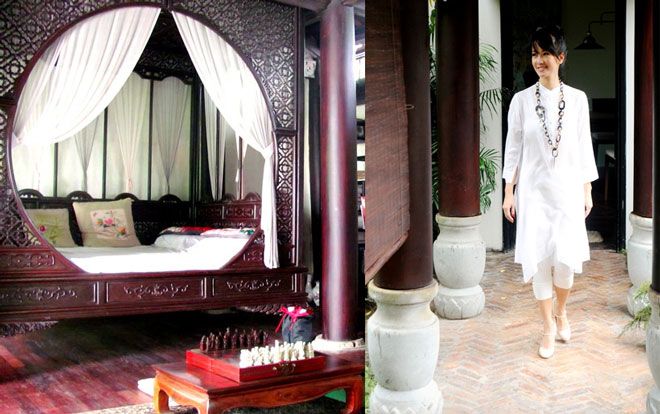 Cận cảnh biệt thự triệu USD nhuốm màu xưa cổ của Hồng Nhung và chồng cũ