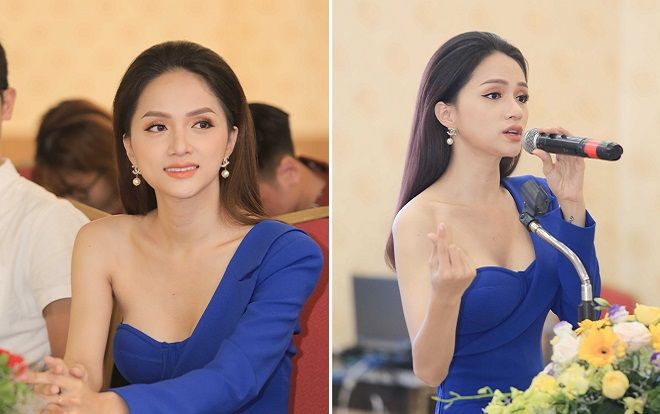 Hoa hậu Hương Giang xinh đẹp rực rỡ trong chương trình ủng hộ người chuyển giới