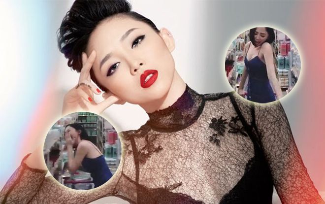 'Ngã quỵ' với độ nhắng của Tóc Tiên khi bất chợt nghe bài hát của mình vang lên