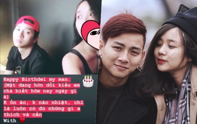 Bạn gái Hoài Lâm 'đập tan' tin đồn chia tay bằng clip chúc mừng sinh nhật ngọt ngào