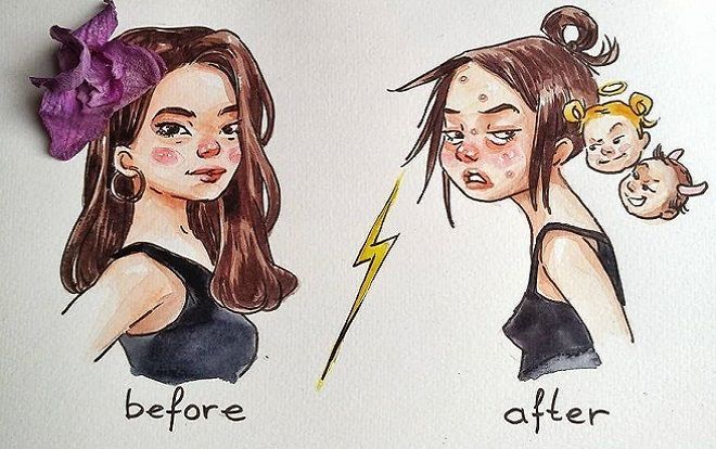 Bộ tranh về cuộc sống của bà mẹ 'một nách hai con' khiến hội bỉm sữa vô cùng đồng cảm