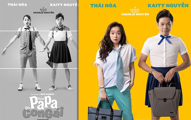 Phim 'Hồn Papa, da con gái' của Thái Hòa - Kaity tung poster mới, xin lỗi khán giả sau scandal 'sao chép'