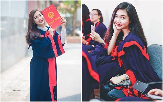 Ai bảo chỉ mặc áo dài rồi xõa tóc nữ sinh Việt mới 'auto' xinh, khoác áo cử nhân các nàng cũng đẹp lộng lẫy hết phần thiên hạ