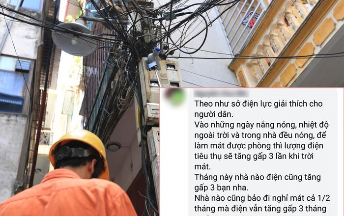 Dân mạng hoang mang chia sẻ tiền điện 'đội giá' cao vì nắng nóng: 5 tiếng chỉ bật điều hòa hết 5 số điện
