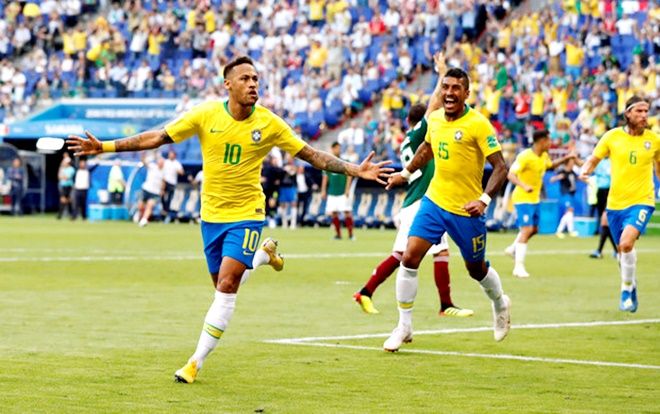 Brazil 2-0 Mexico: Neymar rực sáng, 'vũ điệu Samba' vào tứ kết