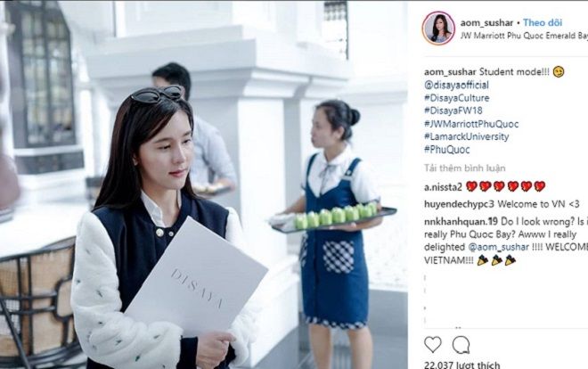 'Song Hye Kyo Thái Lan' bất ngờ check in tại khách sạn hạng sang ở Phú Quốc