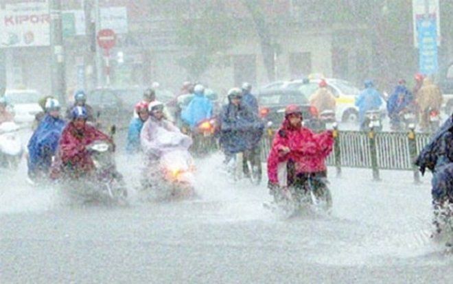 Nắng nốt hôm nay, từ mai miền Bắc mưa giông diện rộng kéo dài cả tuần