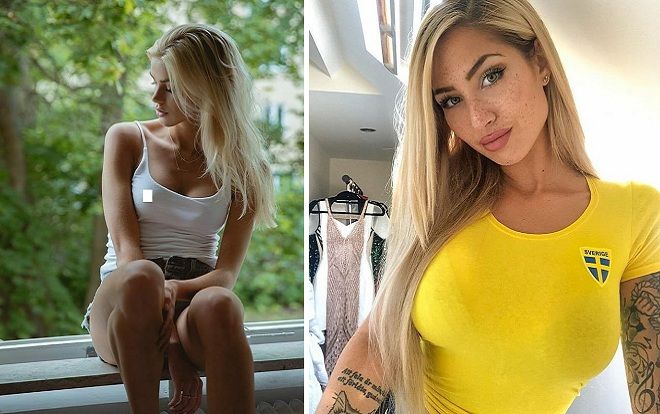 Trước trận Tứ kết Anh - Thụy Điển, nhan sắc của con gái Thụy Điển bỗng trở thành tâm điểm của CĐV thế giới