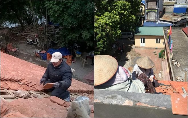 Chàng trai khoe ảnh bố mẹ ngồi trên mái nhà giữa trưa hè 40 độ, sự thật phía sau khiến ai cũng rơm rớm