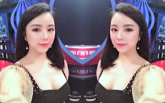 Clip 'hot girl ngủ gật' 'thả rông' vòng 1 căng tròn trước giờ lên VTV