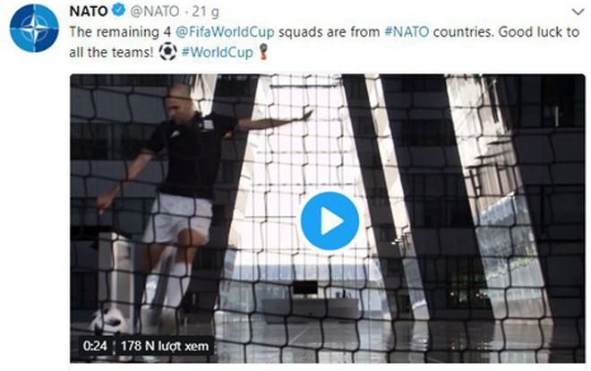 NATO khoe 4 thành viên vào bán kết World Cup, cộng đồng mạng ném đá kịch liệt