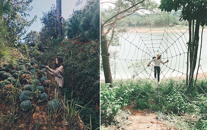 Chỉ 30k, bạn đã có thể chụp ảnh 'sống ảo tẹt ga' phim trường mới mở ngay hồ Tuyền Lâm này