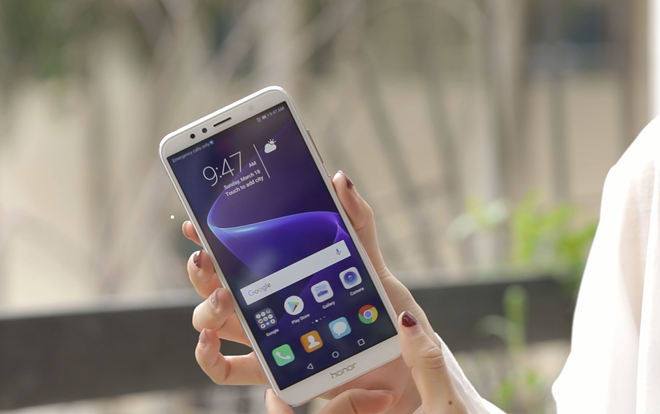 Ngắm nhìn vẻ đẹp smartphone Honor 7A giá mềm cho sinh viên