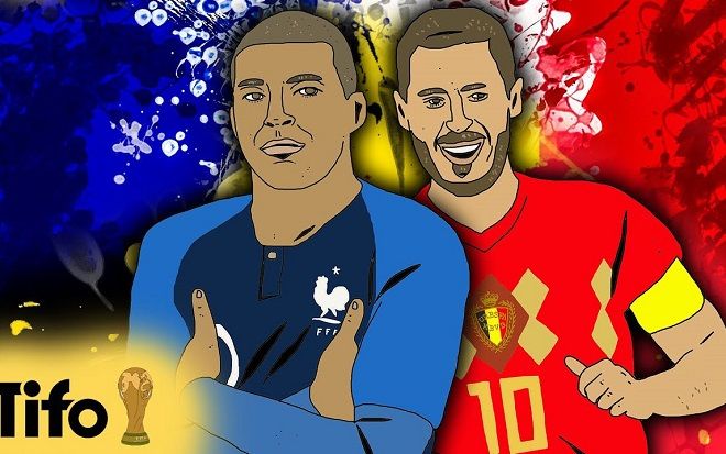 Đại chiến Pháp - Bỉ qua những con số đặc biệt