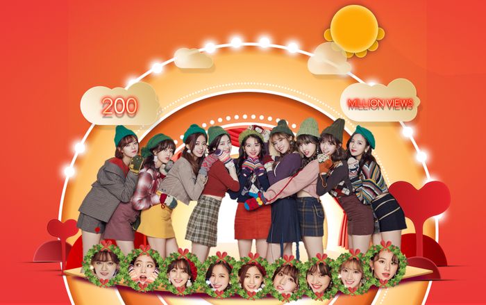 Nhờ hit này, TWICE trở thành nhóm nữ K-pop đầu tiên có 5 MV cán mốc 200 triệu lượt xem!