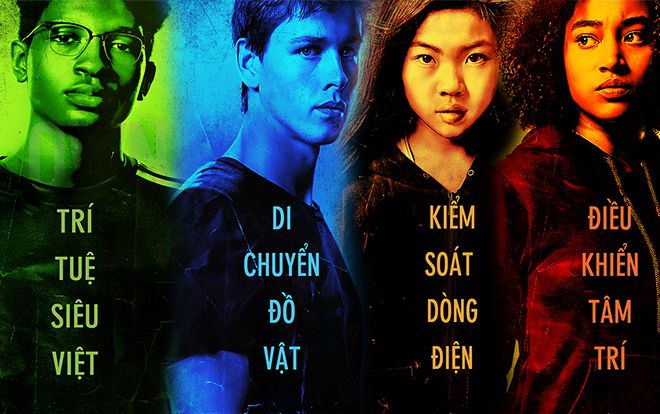 Siêu năng lực không hề kém X-Men của 4 dị nhân trẻ tuổi trong 'The Darkest Minds'