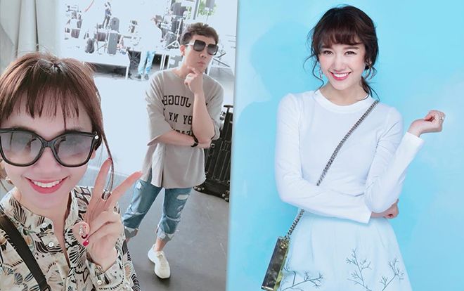 'Chất chơi' như Hari Won, dùng kéo cắt lông mi để cắt tóc